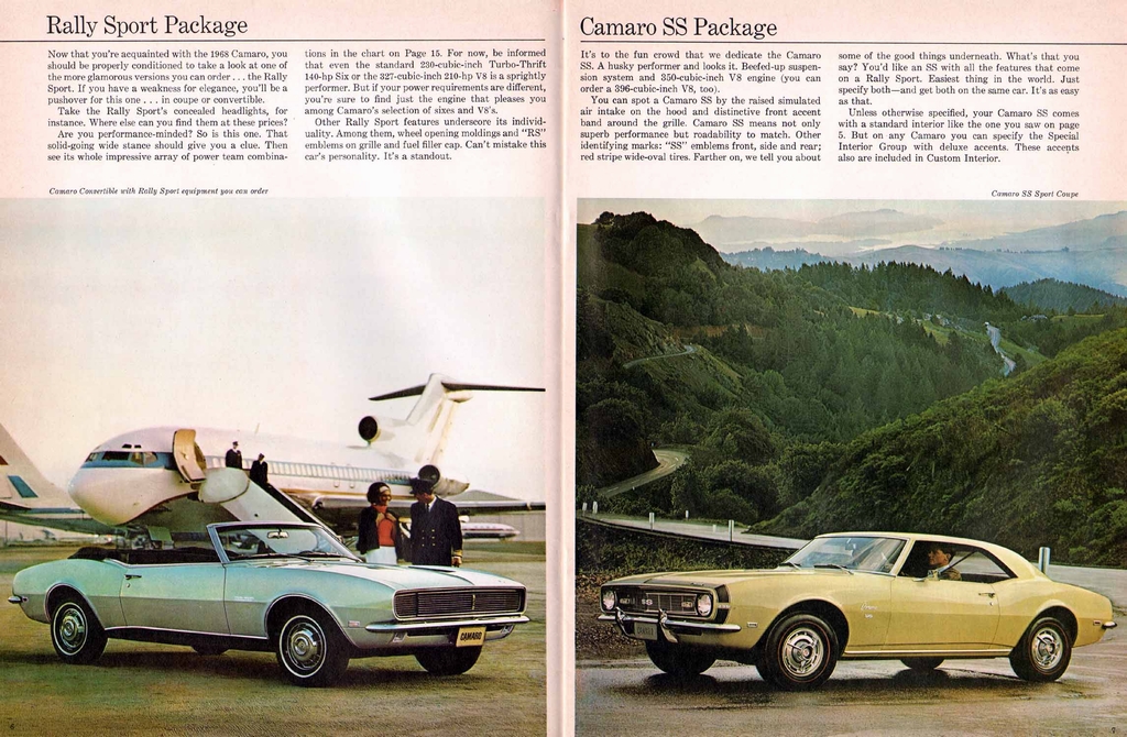 1968 Chev Camaro Brochure Page 16